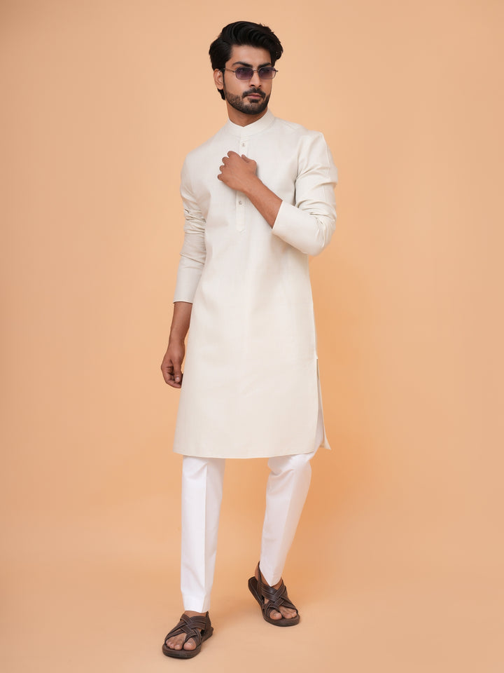 Solid L.pista Kurta Set - KM44692-2