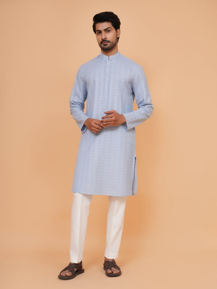 Floral Grey Jacket Kurta Set - JM44315-12
