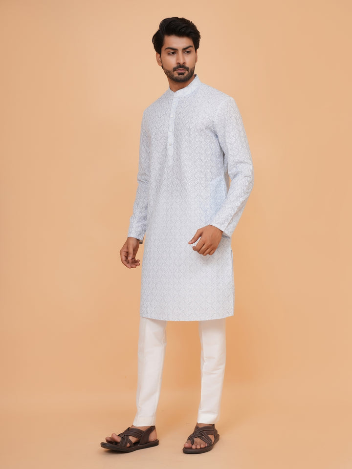 Sequence Grey Kurta Set - KM43663-5581C