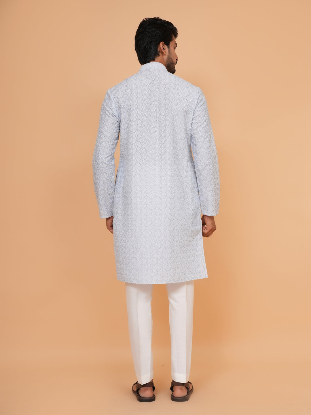 Sequence Grey Kurta Set - KM43663-5581C