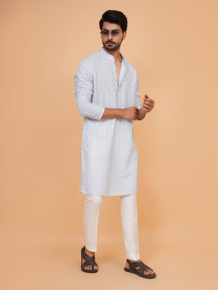 Sequence Grey Kurta Set - KM43663-5581C