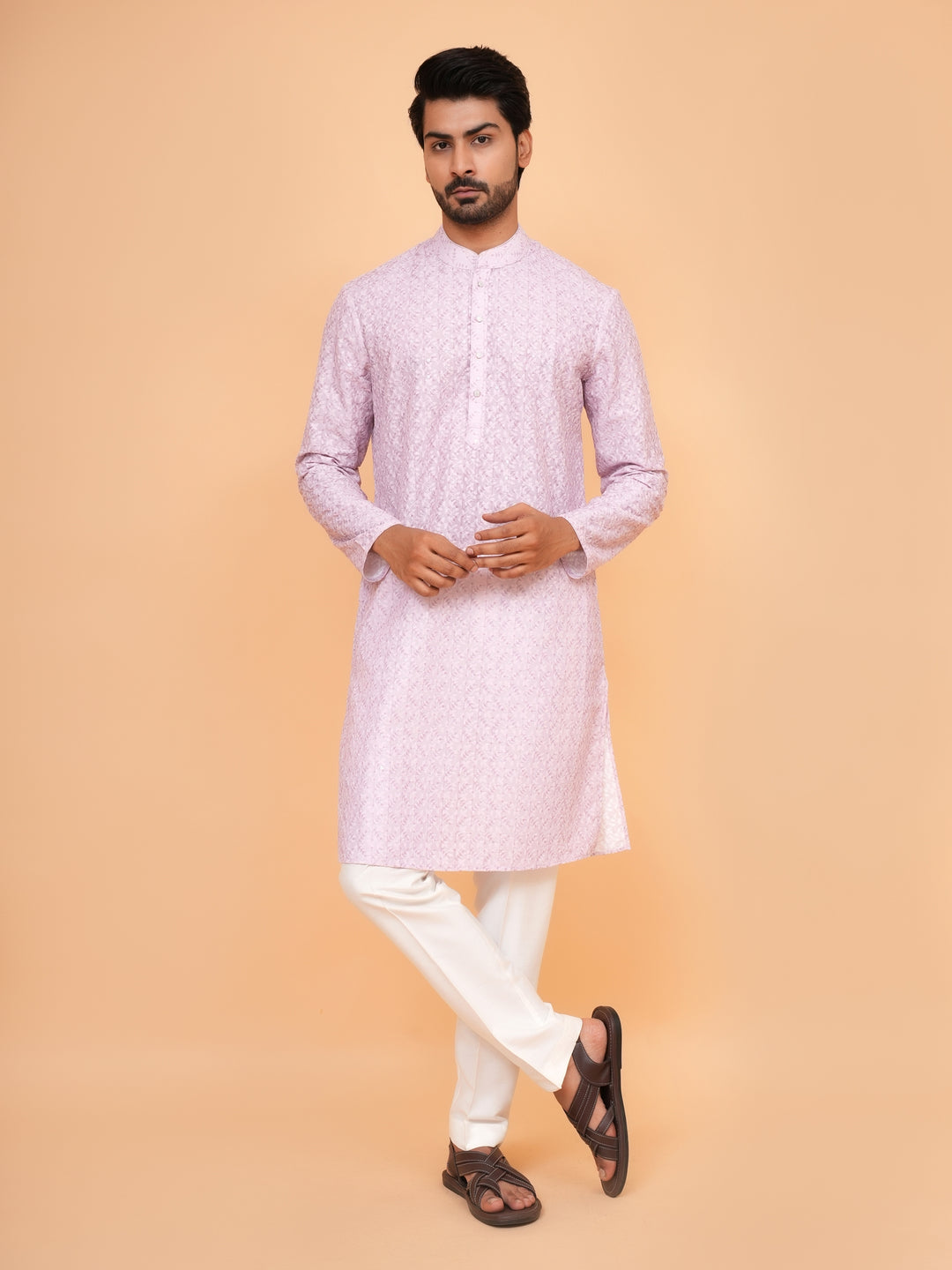 Sequence Pink Kurta Set - KM43663-5581D