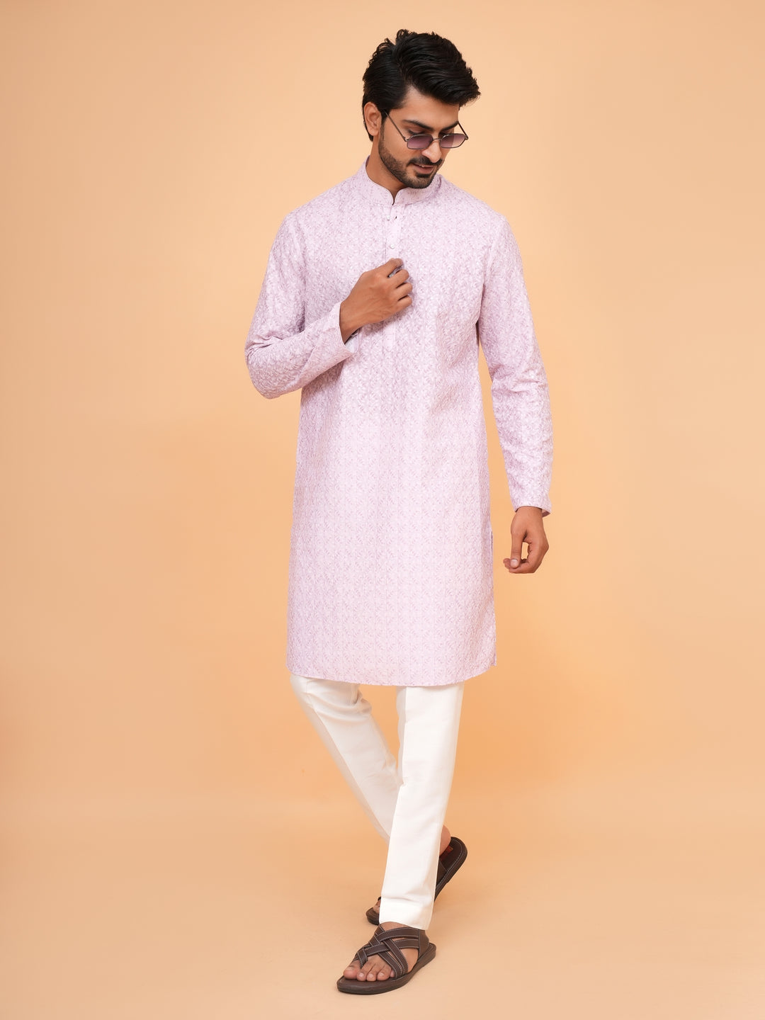 Sequence Pink Kurta Set - KM43663-5581D