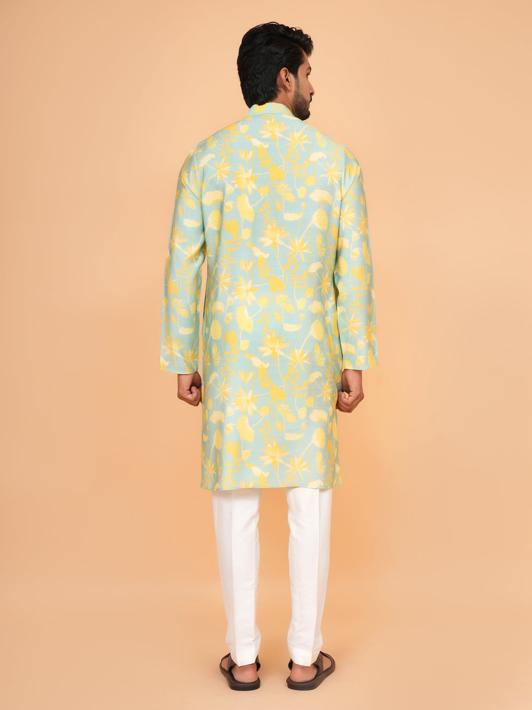 Floral Pista Kurta Set - KM44564-4