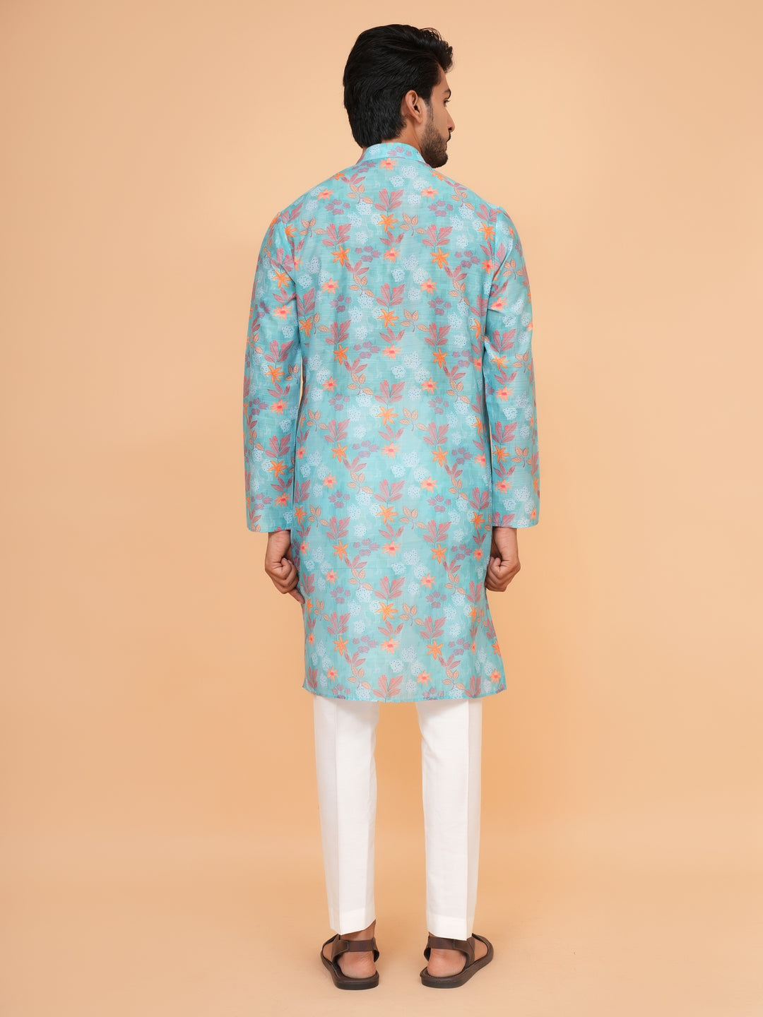 Floral Green Kurta Set - KM45061-5