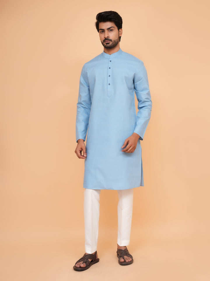 Striped Blue Kurta Set - KM45155-68