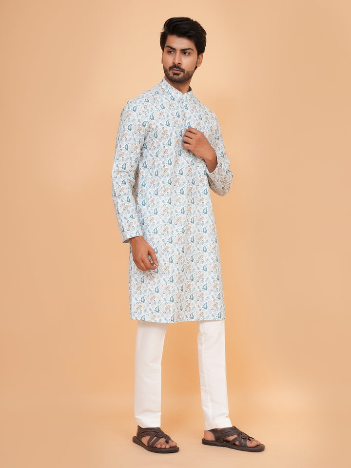 Sequence Green Kurta Set - KM45193-185A