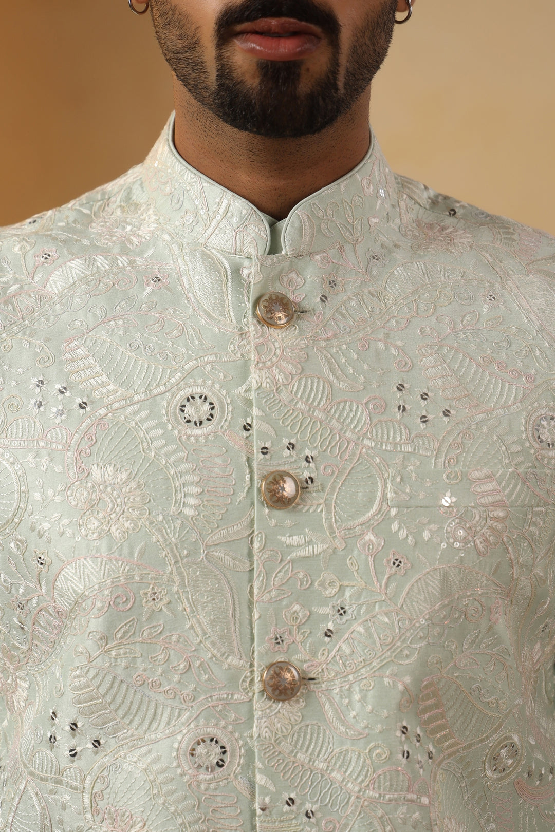 Sequence Pista Jacket Kurta Set - JM45244-2014