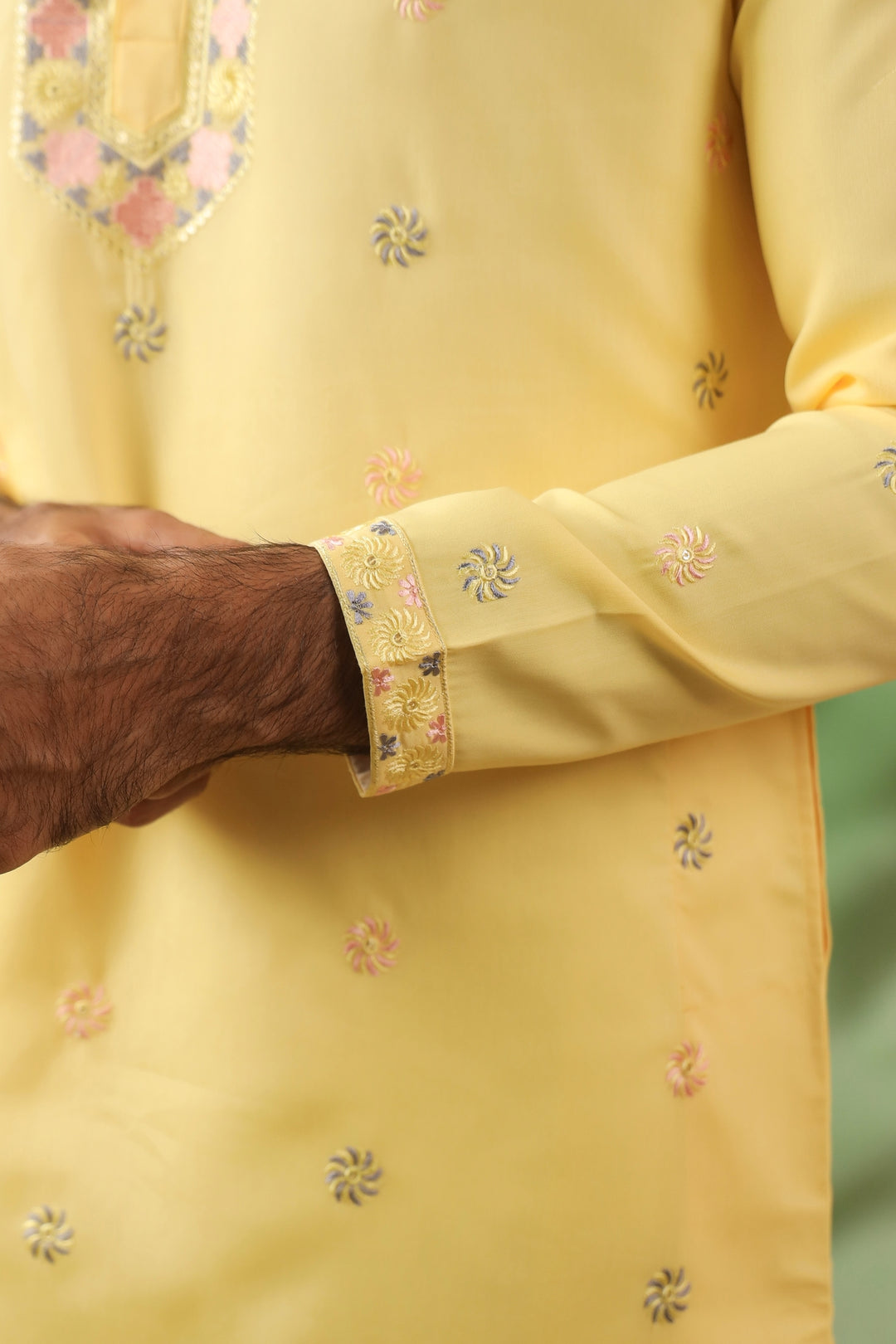 Sequence Yellow Kurta Set - KM43482-2