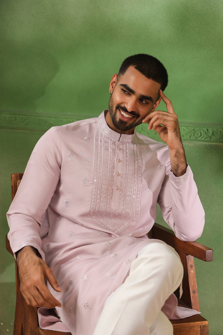 Sequence Purple Kurta Set - KM45112-T28