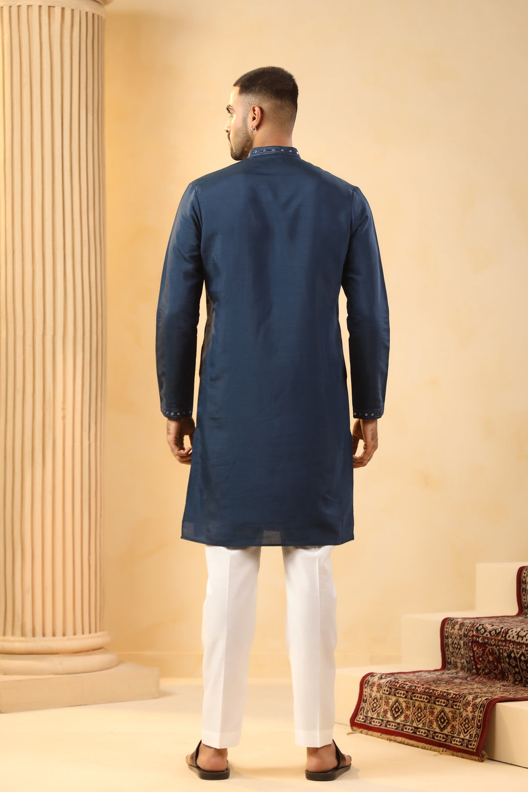 Sequence Blue Kurta Set - KM45152-2