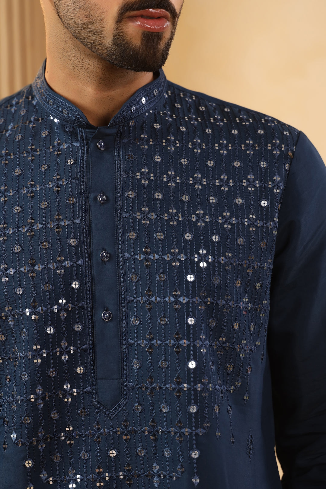 Sequence Blue Kurta Set - KM45152-2