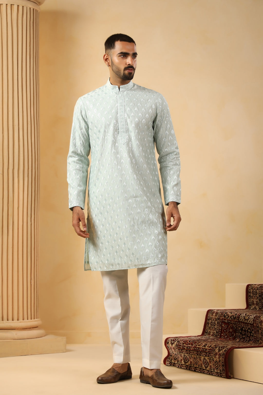 Sequence Green Kurta Set - KM45154-19