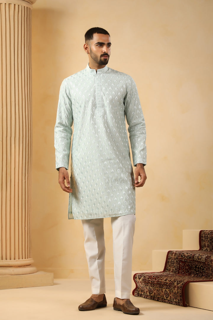 Sequence Green Kurta Set - KM45154-19