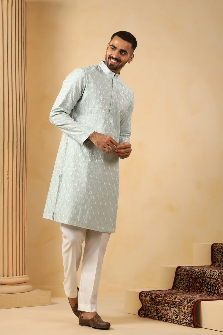 Sequence Green Kurta Set - KM45154-19