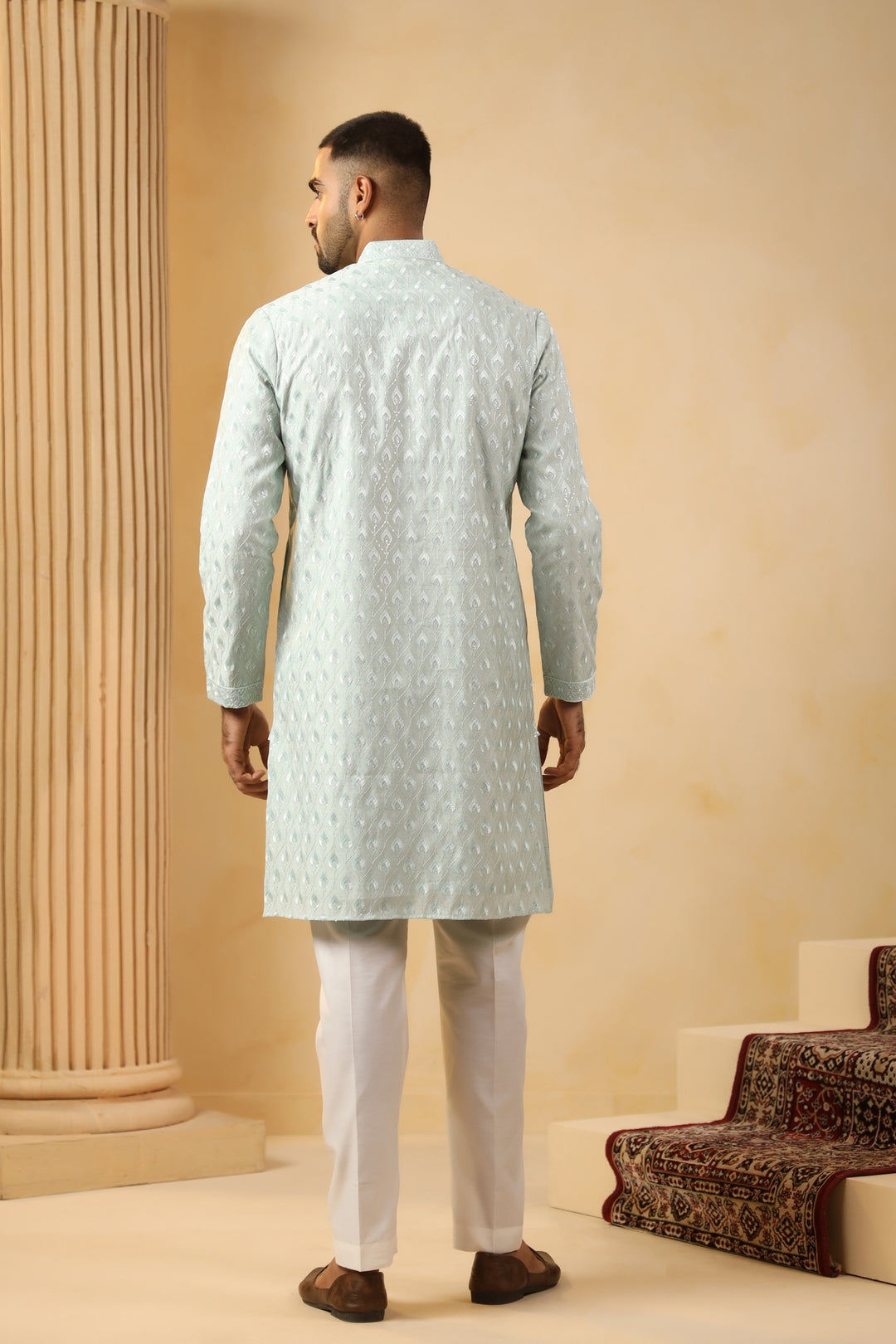 Sequence Green Kurta Set - KM45154-19