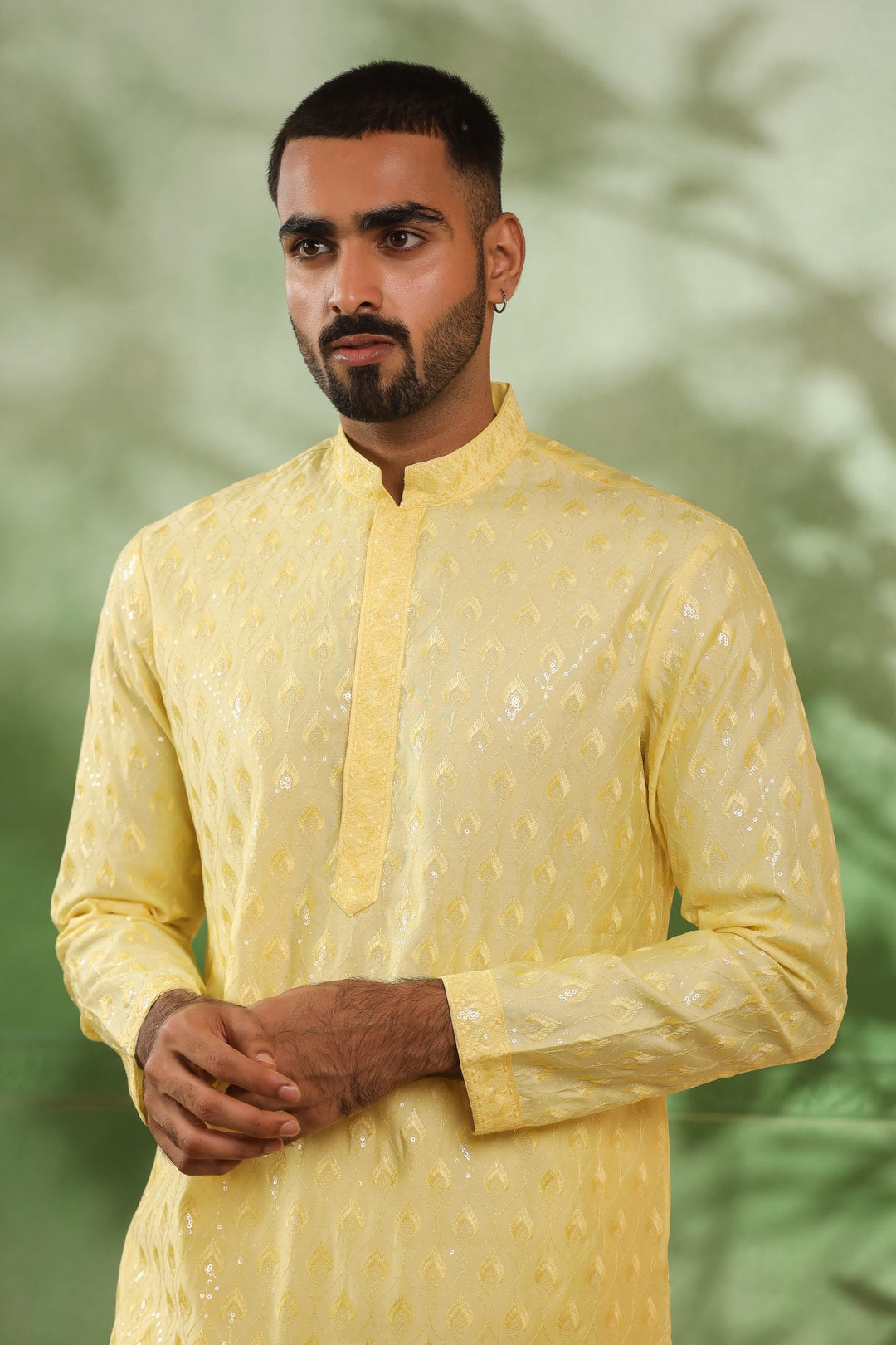 Sequence Yellow Kurta Set - KM45154-7