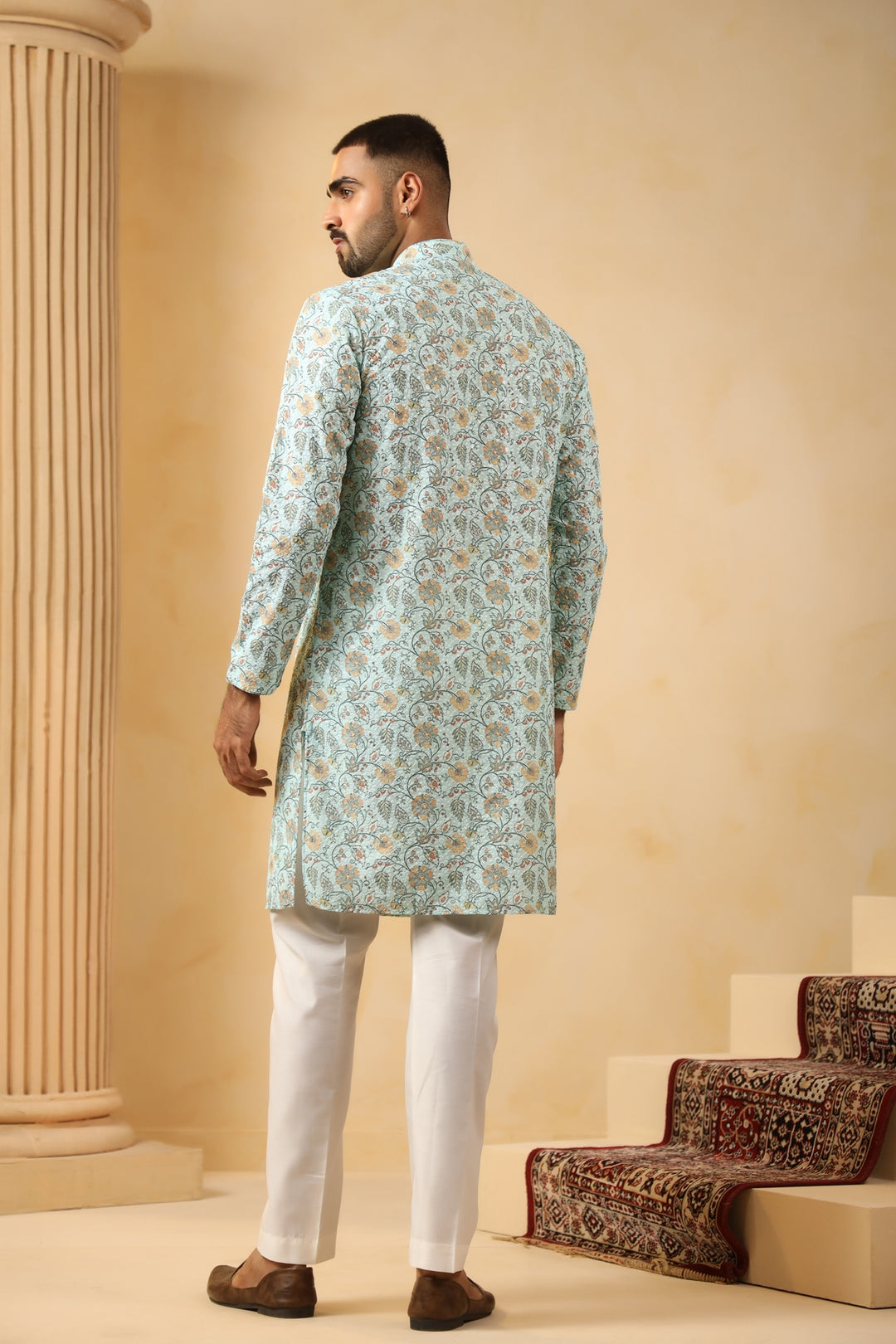 Sequence Green Kurta Set - KM45242-158B