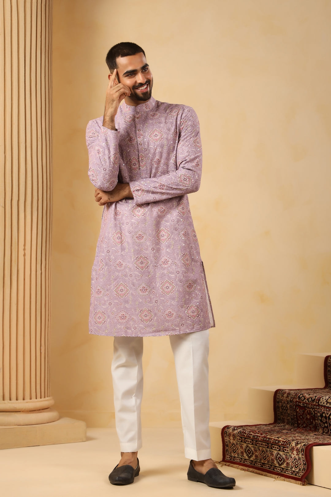 Sequence Purple Kurta Set - KM45247-158A