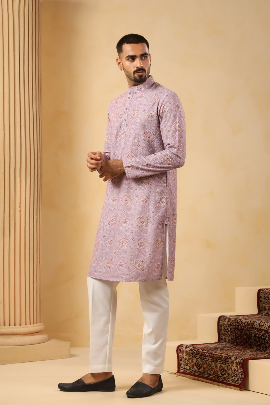Sequence Purple Kurta Set - KM45247-158A