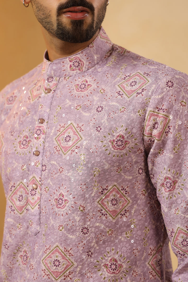 Sequence Purple Kurta Set - KM45247-158A