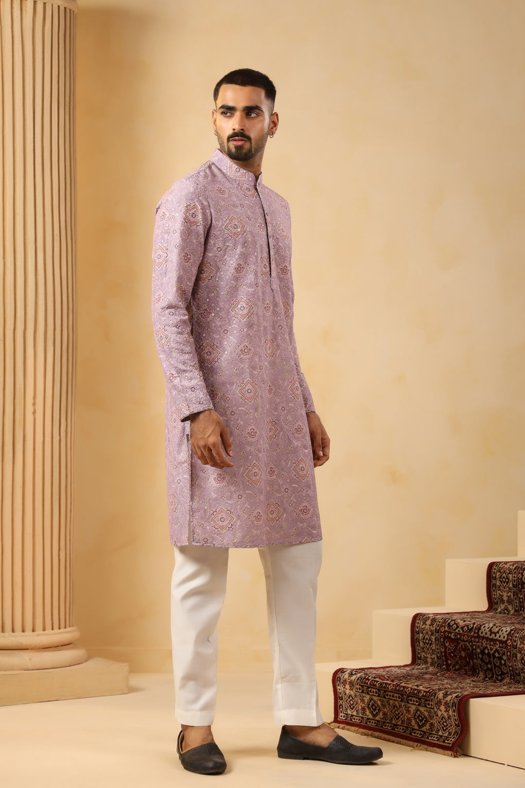 Sequence Purple Kurta Set - KM45247-158A