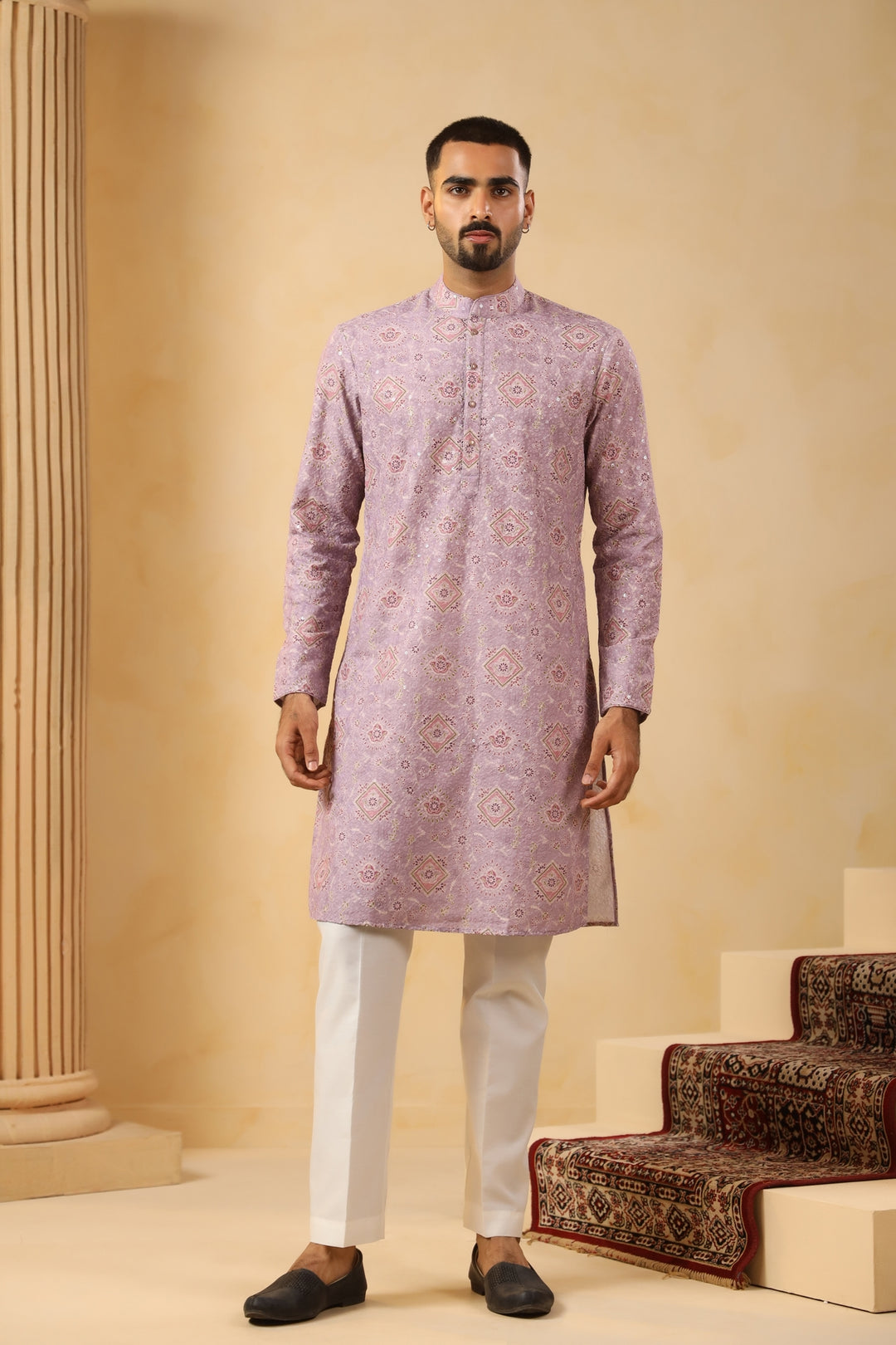 Sequence Purple Kurta Set - KM45247-158A