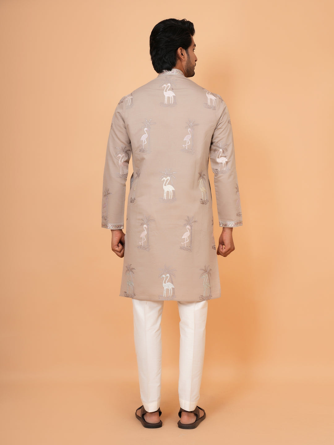 Sequence Grey Kurta Set - KM43193-G361