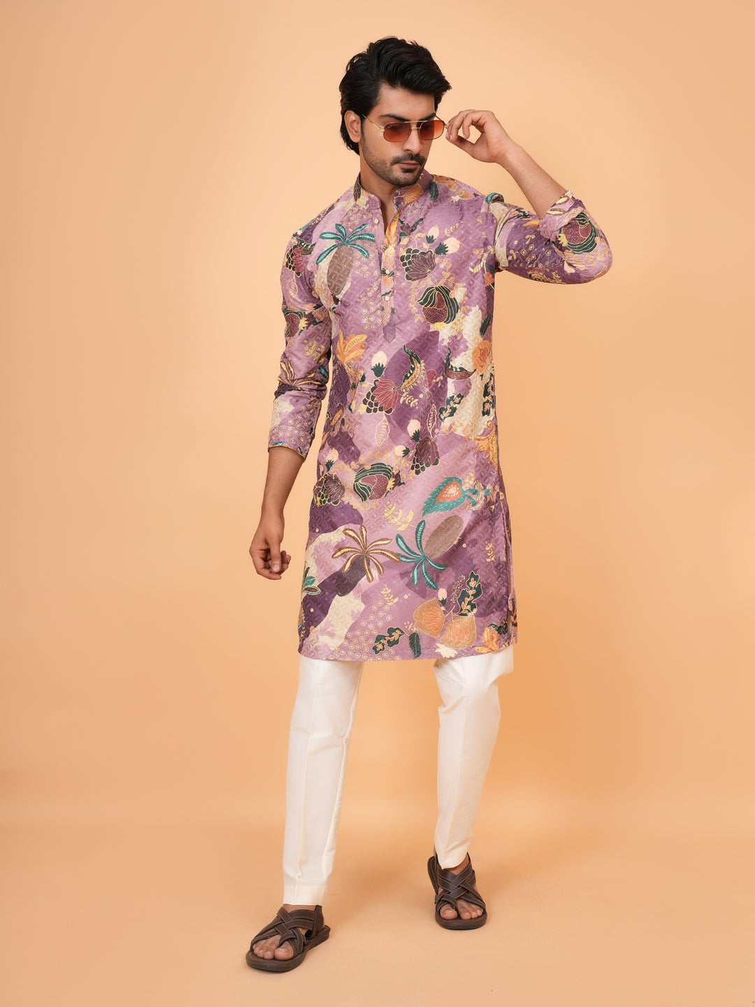 Sequence Purple Kurta Set - KM43531-1466B