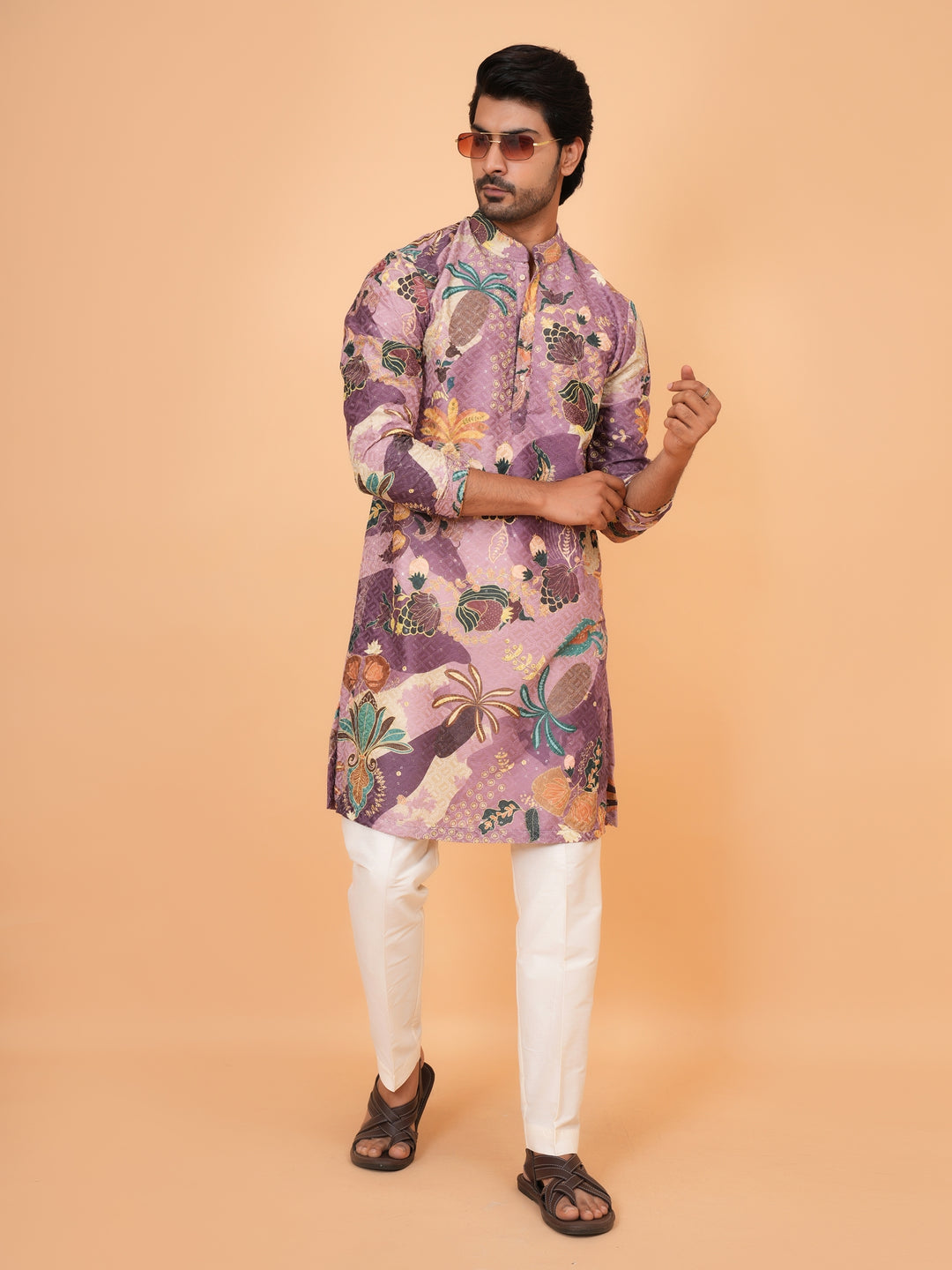 Sequence Purple Kurta Set - KM43531-1466B