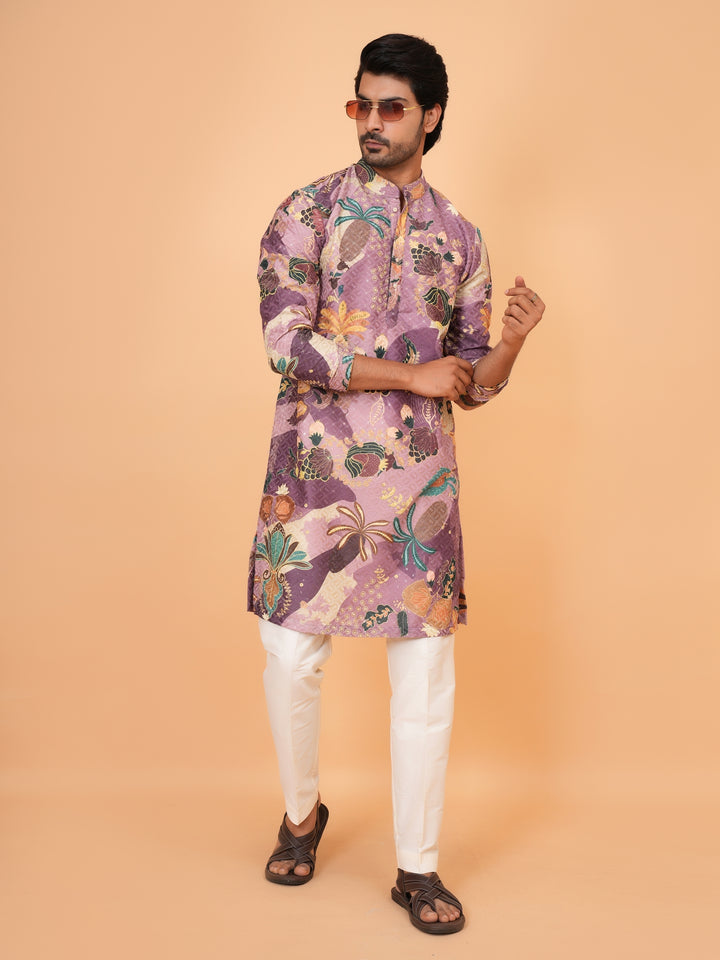 Sequence Purple Kurta Set - KM43531-1466B
