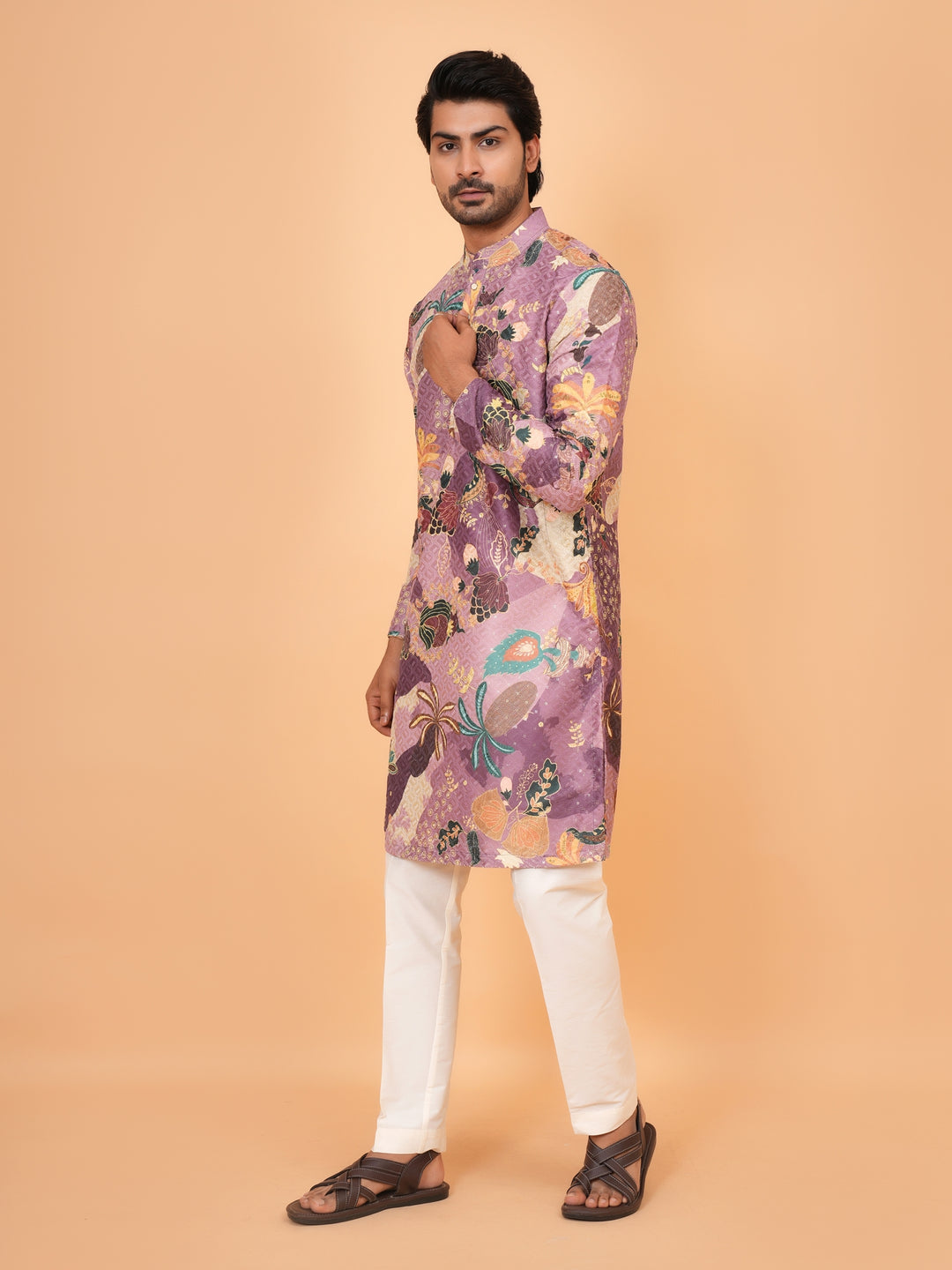 Sequence Purple Kurta Set - KM43531-1466B