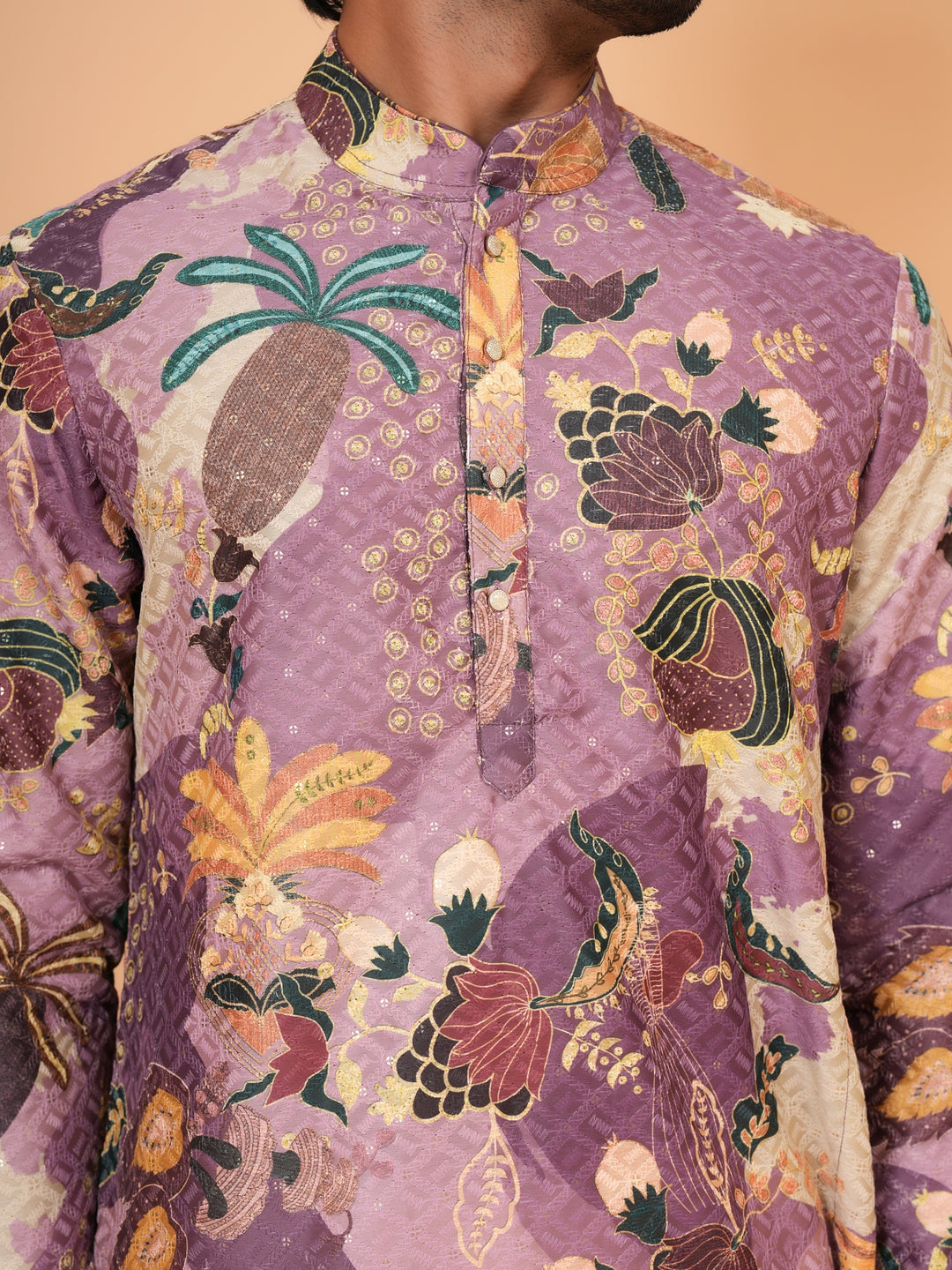 Sequence Purple Kurta Set - KM43531-1466B