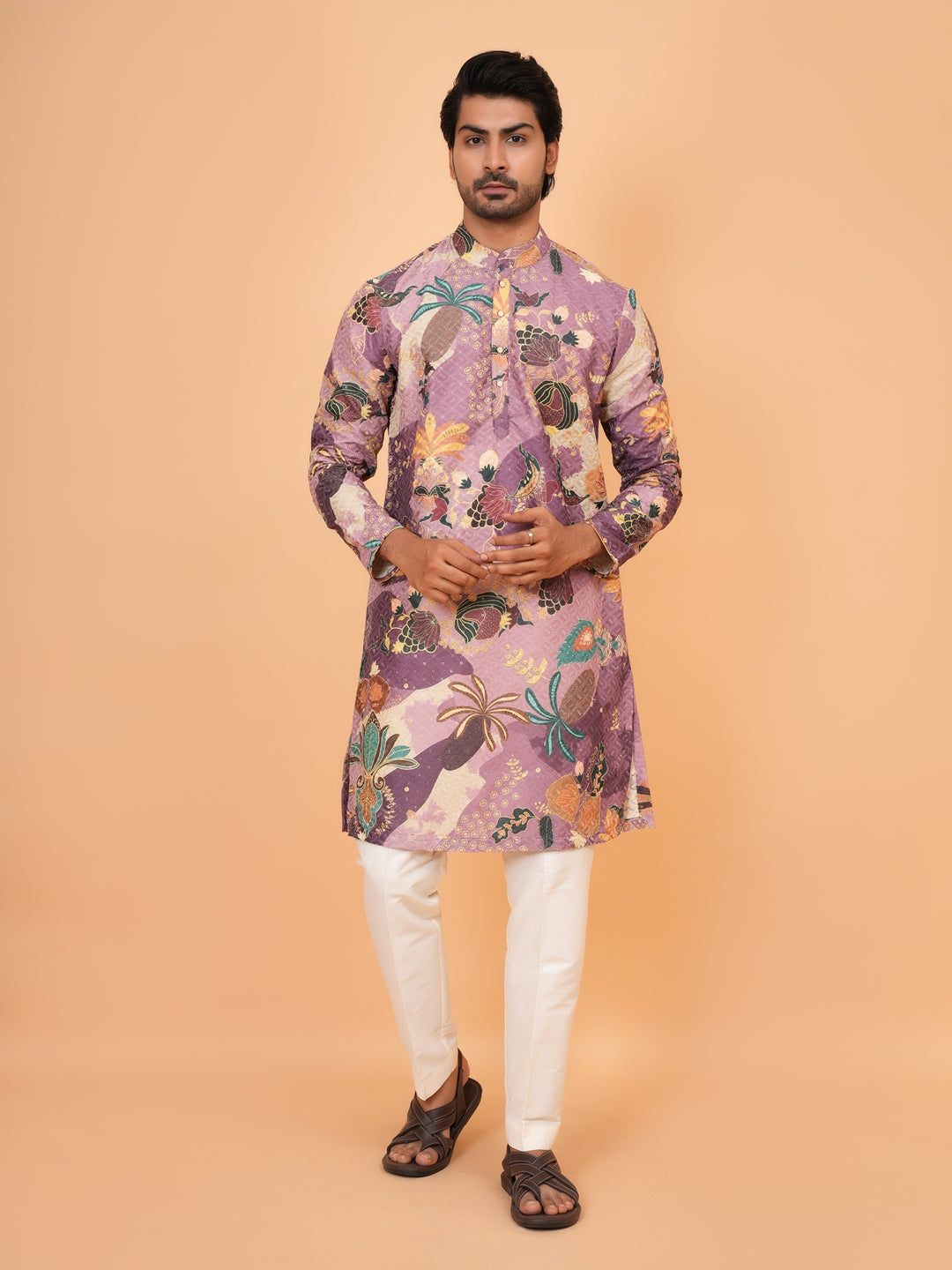 Sequence Purple Kurta Set - KM43531-1466B