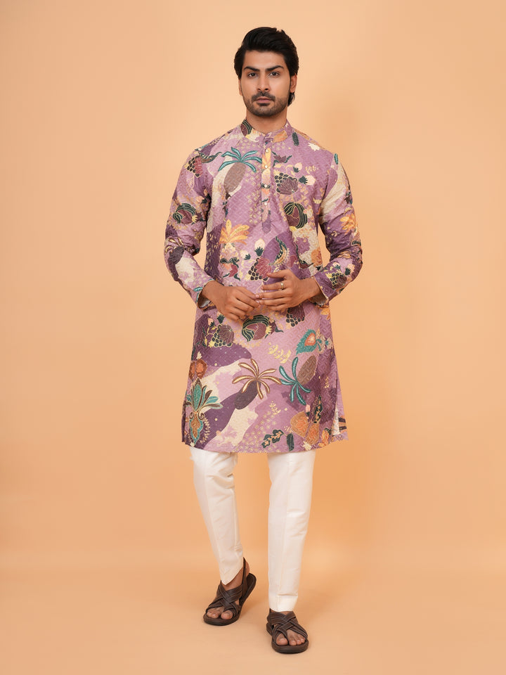 Sequence Purple Kurta Set - KM43531-1466B