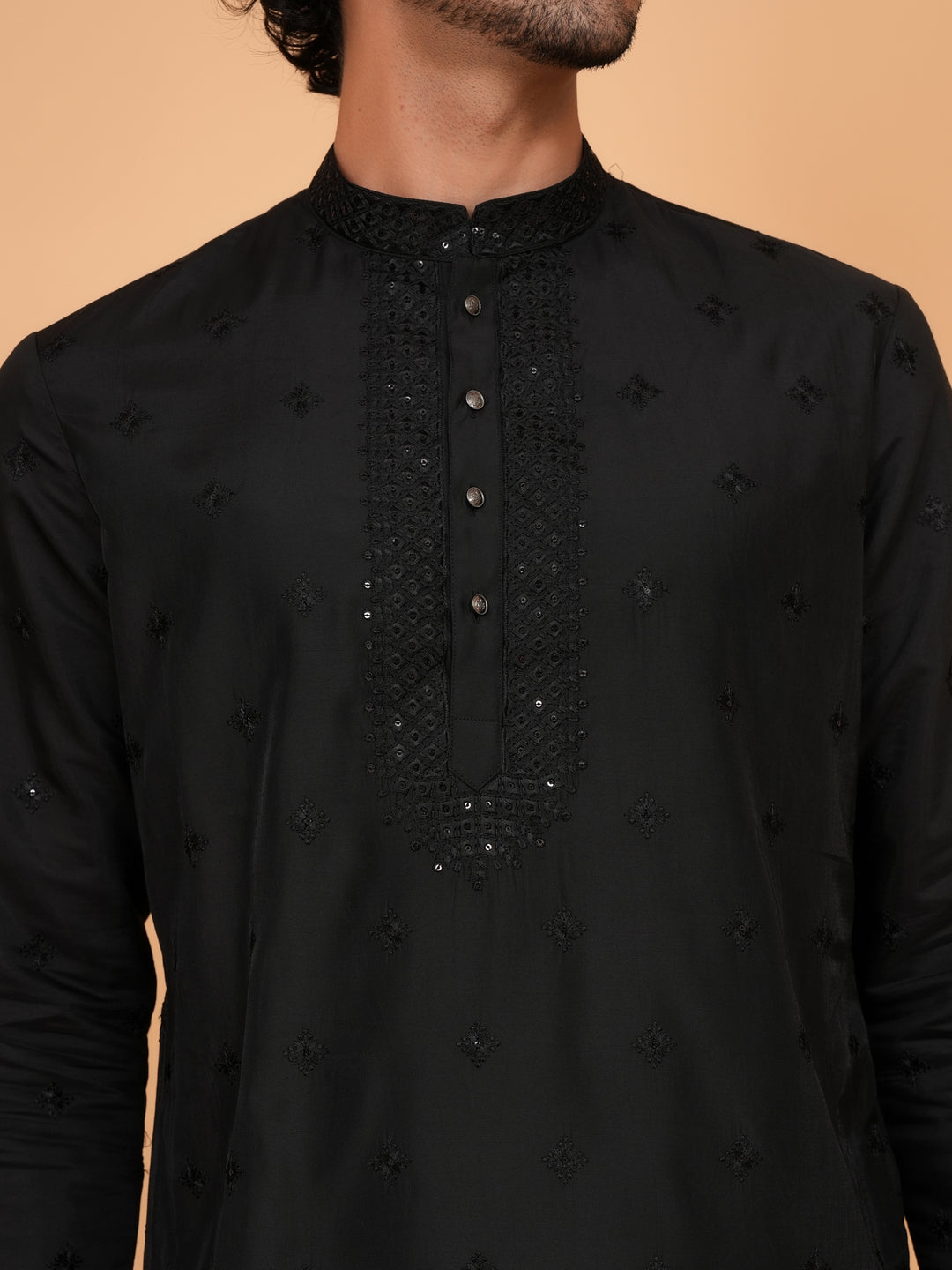 Sequence Black Kurta Set - KM43152-25