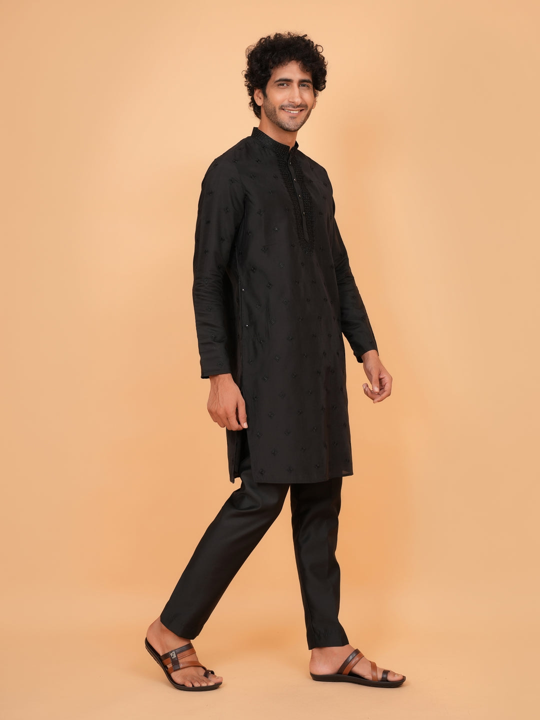 Sequence Black Kurta Set - KM43152-25