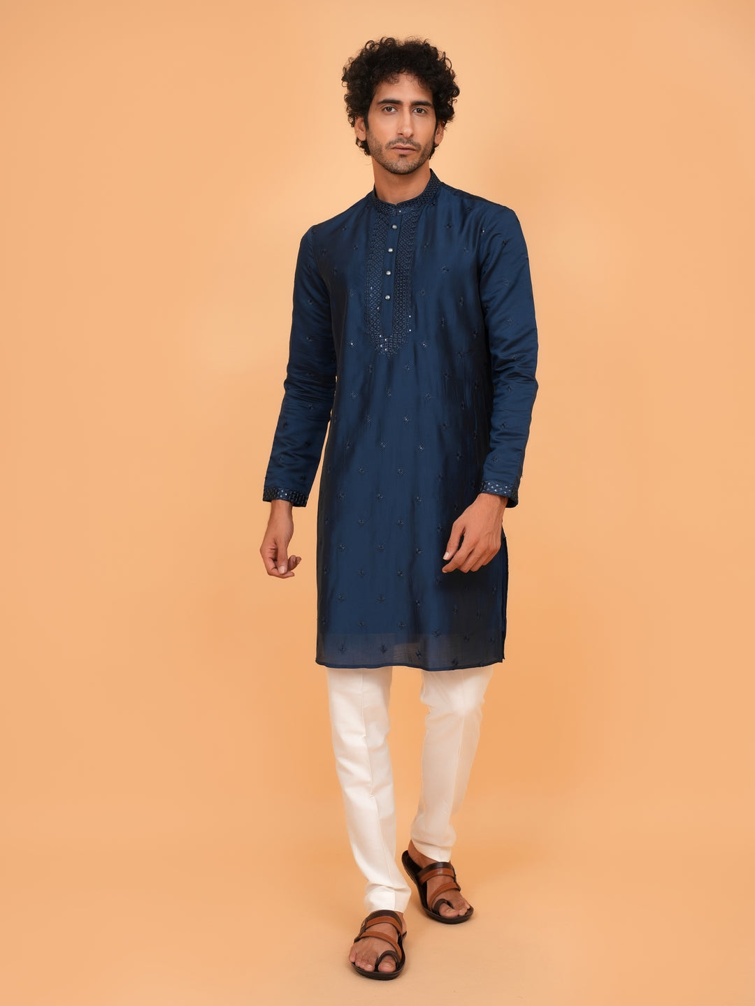 Sequence Blue Kurta Set - KM43152-21