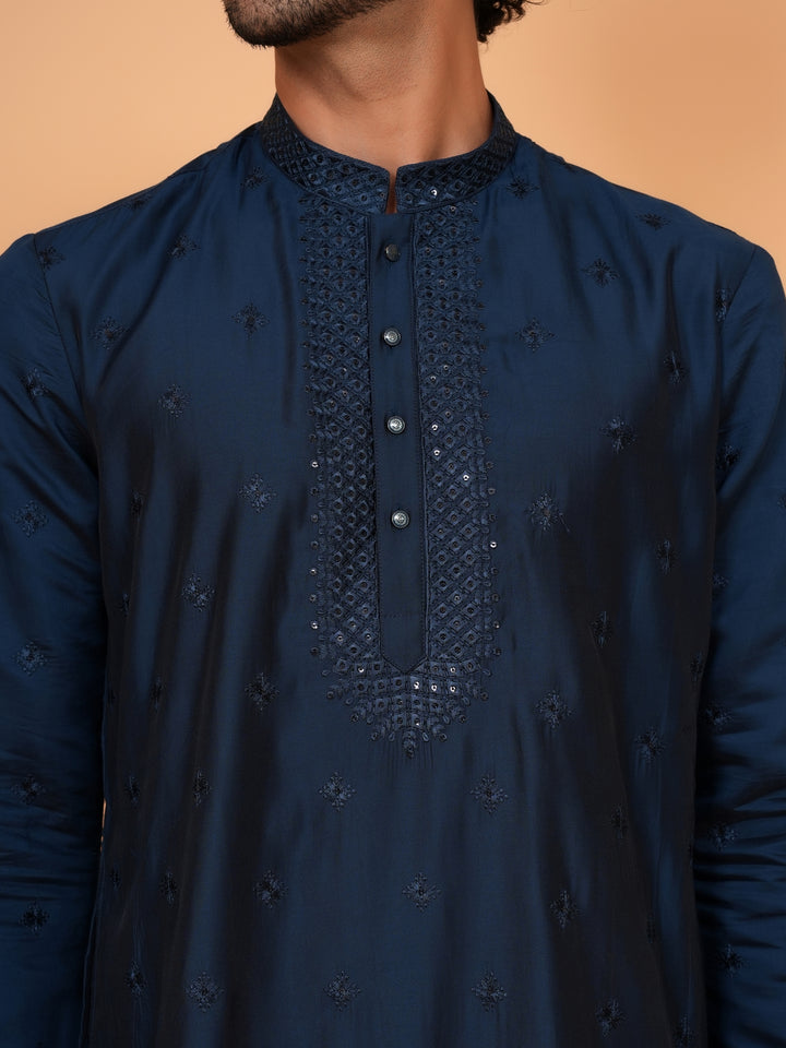 Sequence Blue Kurta Set - KM43152-21