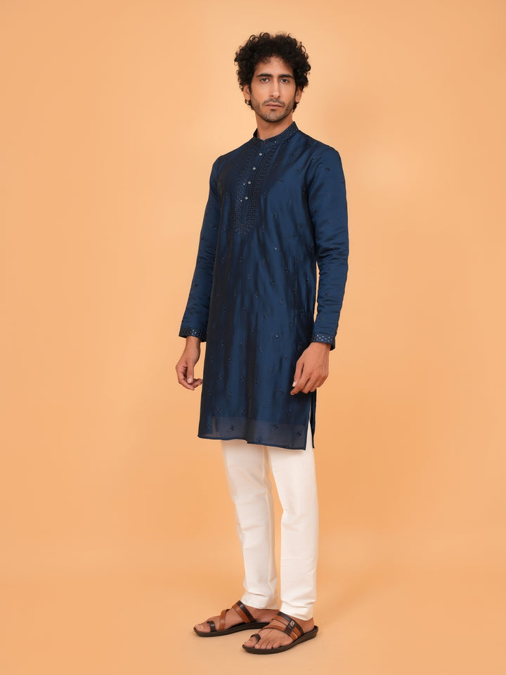 Sequence Blue Kurta Set - KM43152-21