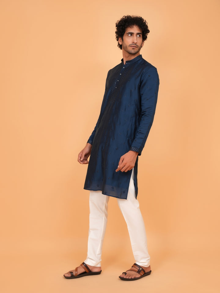 Sequence Blue Kurta Set - KM43152-21