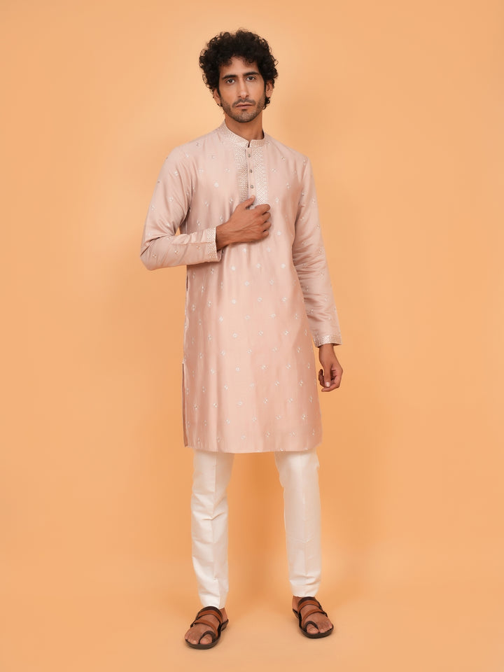 Sequence Peach Kurta Set - KM43152-14