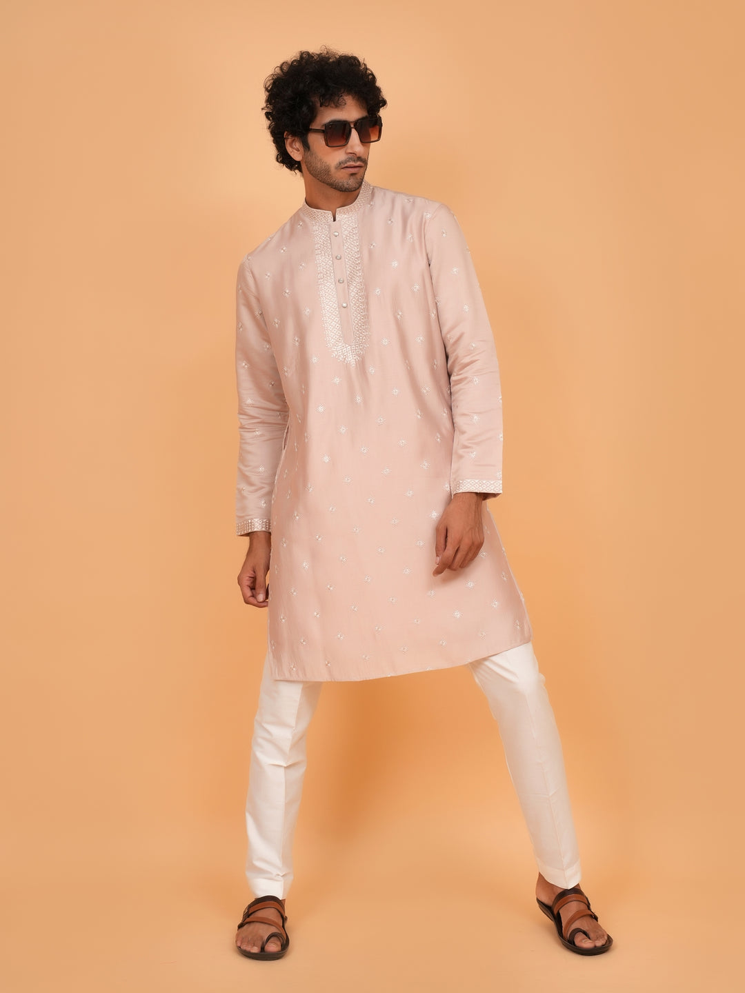 Sequence Peach Kurta Set - KM43152-14