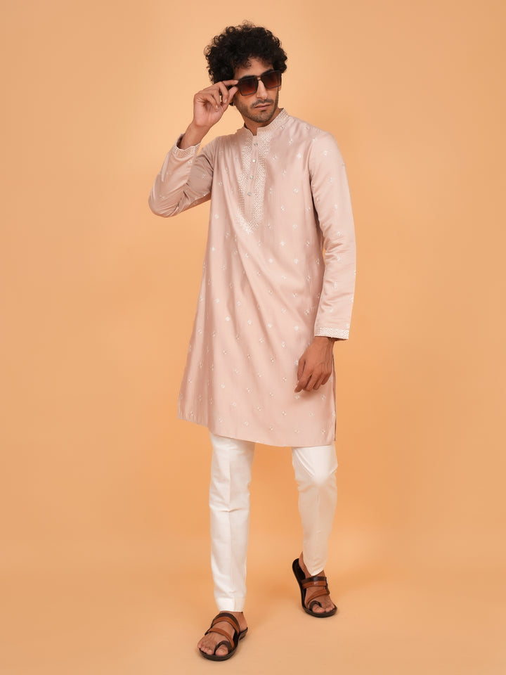 Sequence Peach Kurta Set - KM43152-14