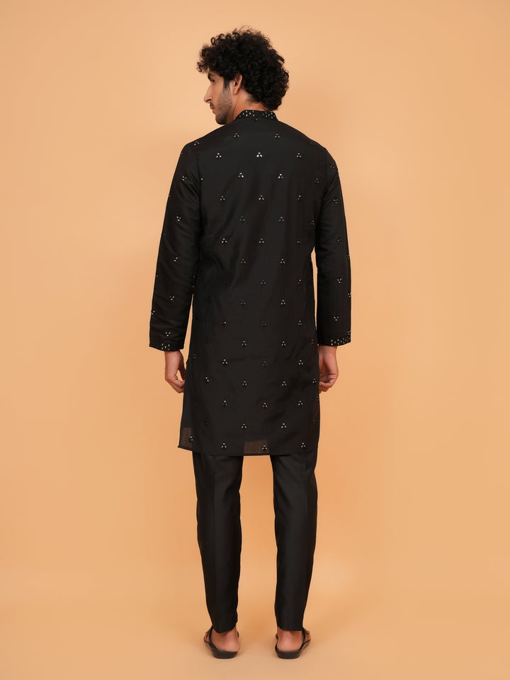 Sequence Black Kurta Set - KM43156-25