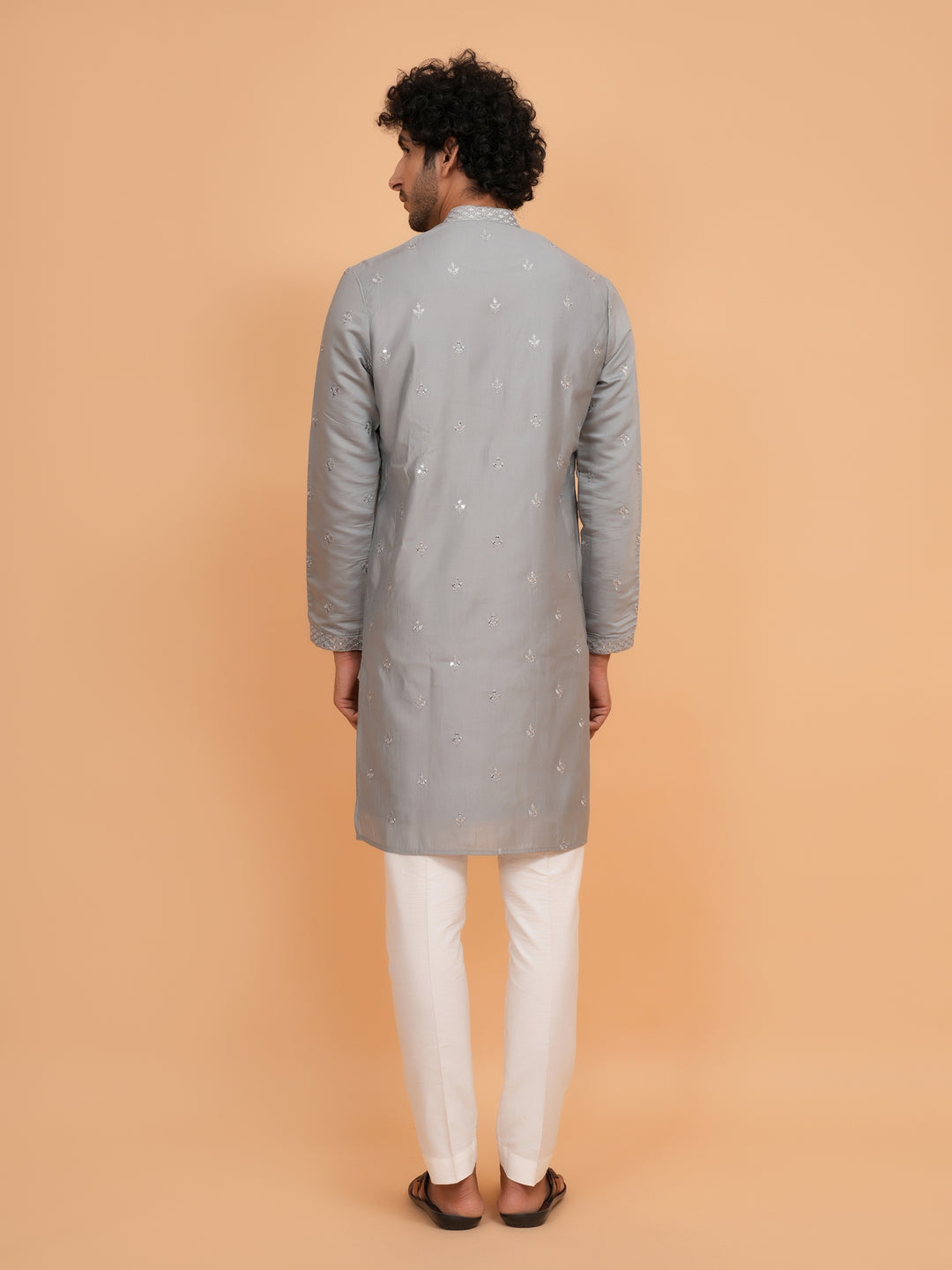 Sequence Grey Kurta Set - KM43156-19