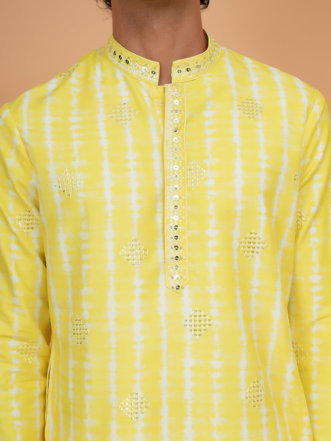Sequence Mustard Kurta Set - KM43247-3