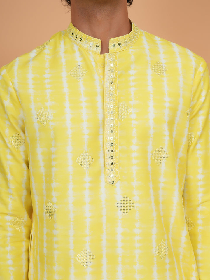 Sequence Mustard Kurta Set - KM43247-3