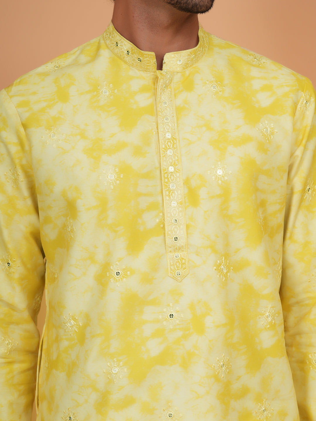 Sequence Yellow Kurta Set - KM43247-1
