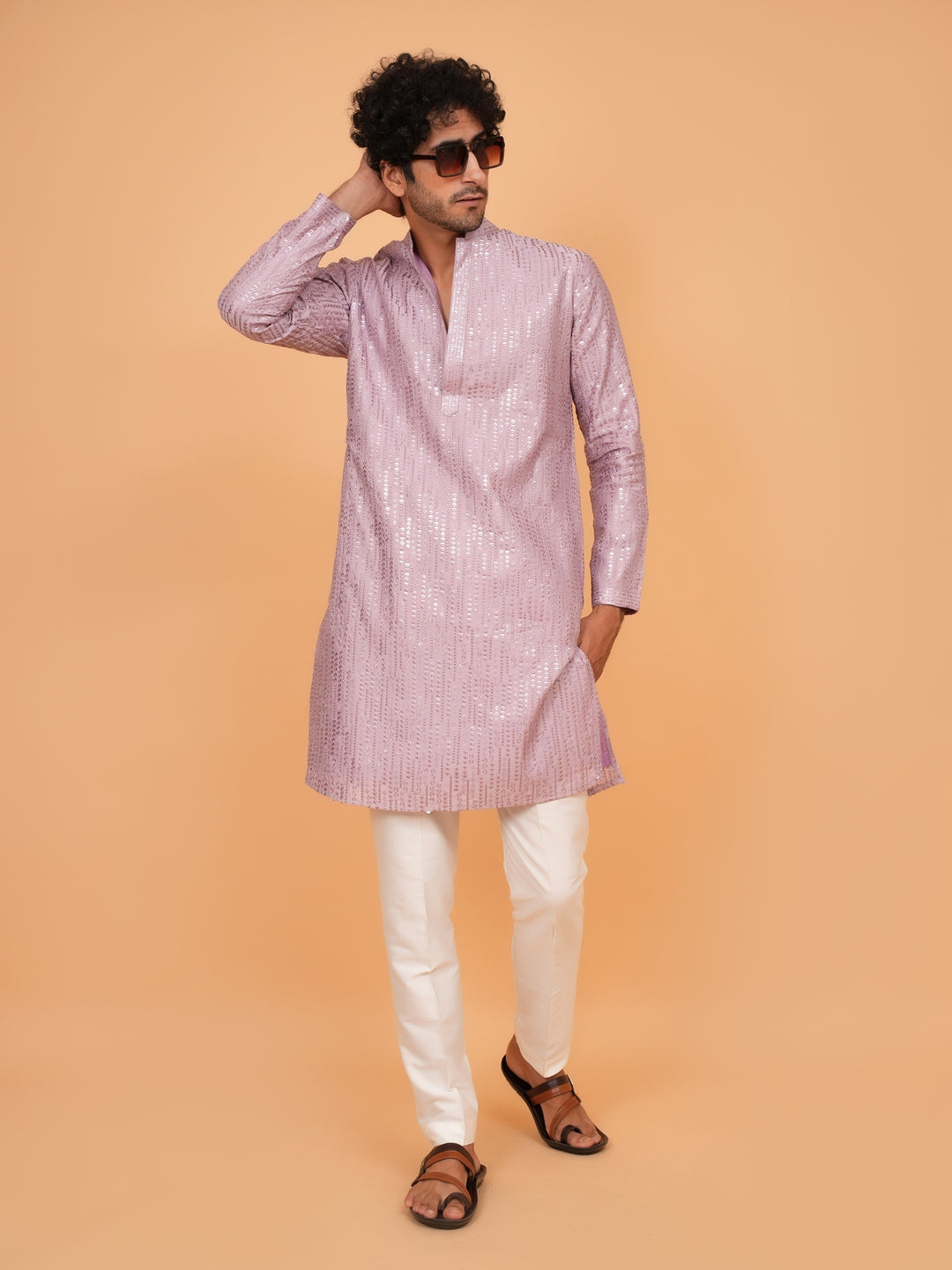 Sequence Pink Kurta Set - KM43465-1